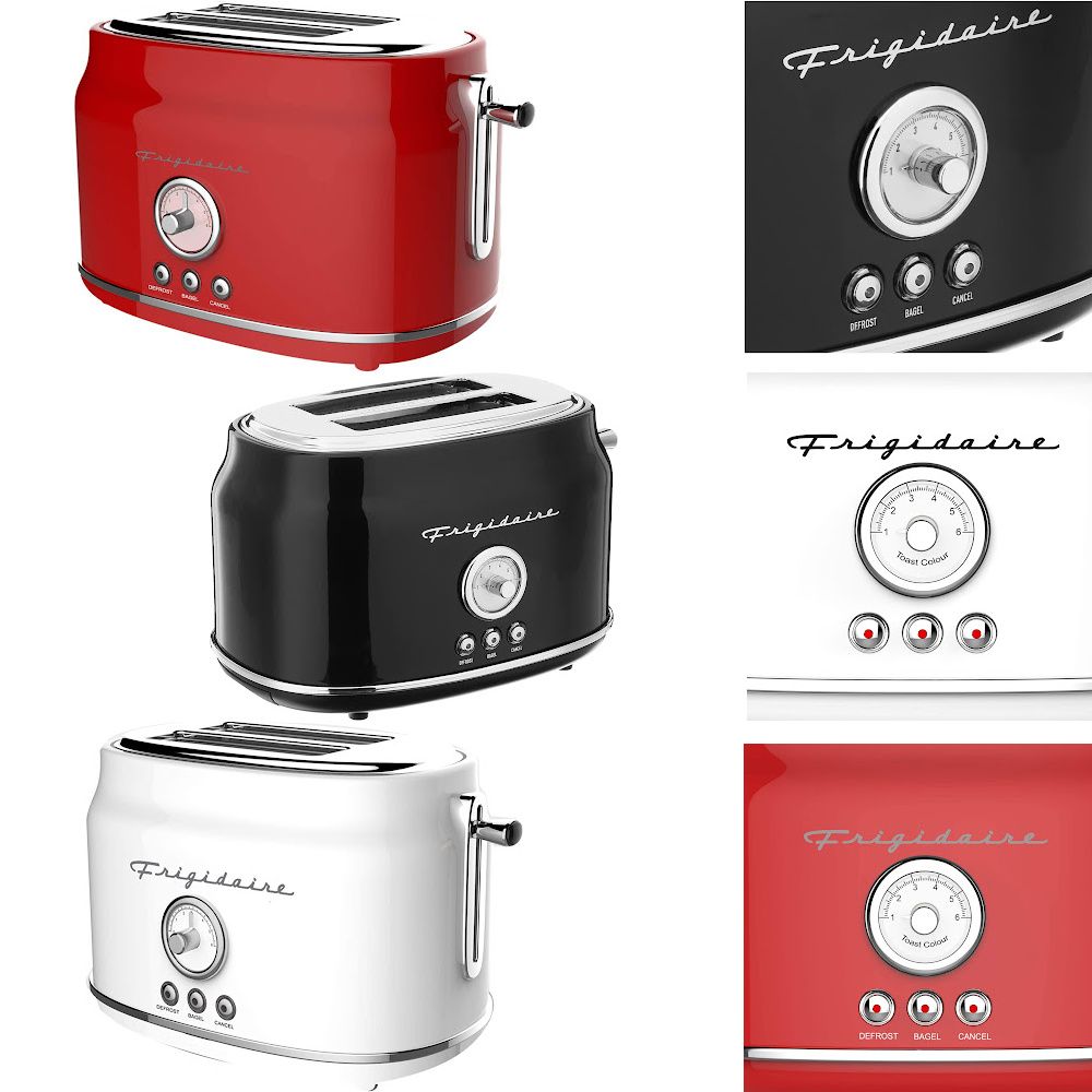 Frigidaire 2 Slice Retro Toaster Eto102 Red