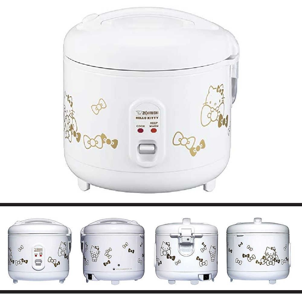 Zojirushi 5.5-Cup Hello Kitty Automatic Rice Cooker & Warmer, White