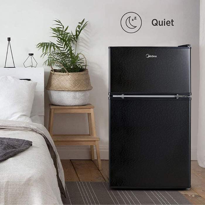 19 Things That Will Make Your Bedroom Even Cozier  Mini fridge in bedroom,  Mini fridge stand, Home bedroom