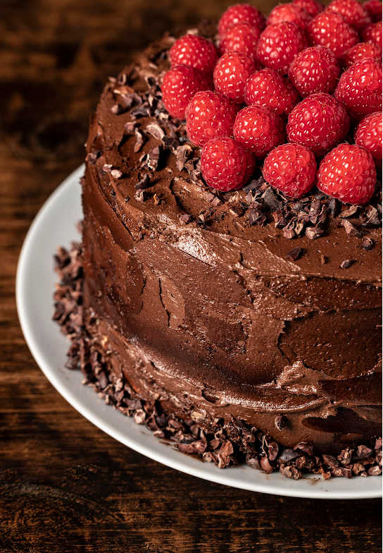 Indulge Your Sweet Tooth With A Smooth, Creamy Chocolate Raspberry Mousse Cake