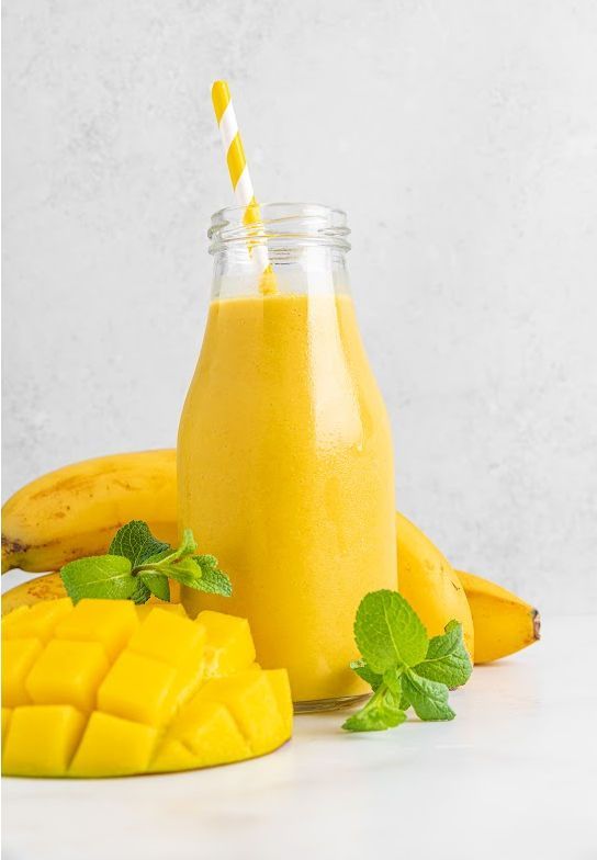 A Nutritious Mango Banana Smoothie Start Your Day Right