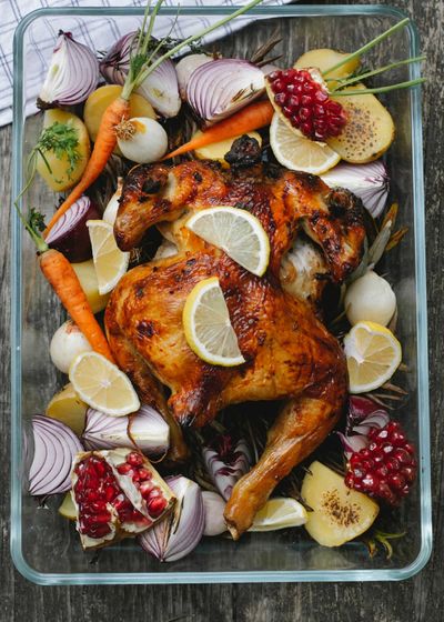 Juicy Chicken And Roasted Vegetables Recipe You Can Make