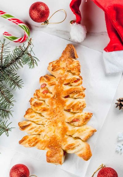 A Puff Pastry Christmas Tree For Your Family Christmas Day Breakfast
